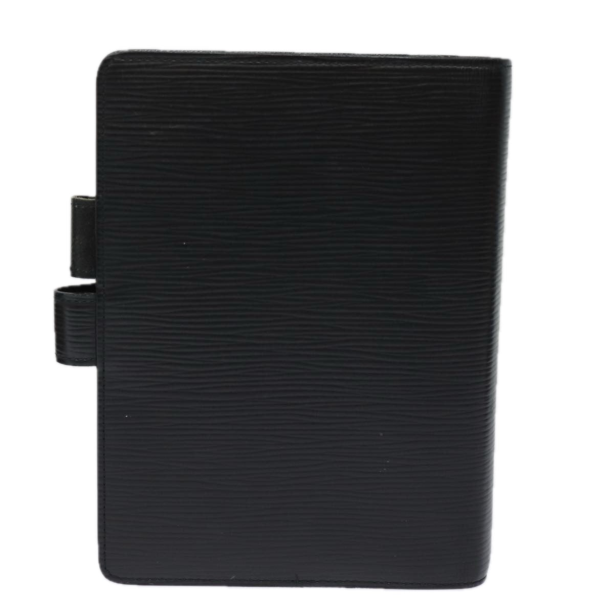 LOUIS VUITTON Epi Agenda MM Day Planner Cover Black R20042 LV Auth yk13516