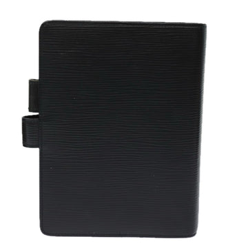 LOUIS VUITTON Epi Agenda MM Day Planner Cover Black R20042 LV Auth yk13516