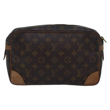 LOUIS VUITTON Monogram Compiegne 28 Clutch Bag M51845 LV Auth yk13547