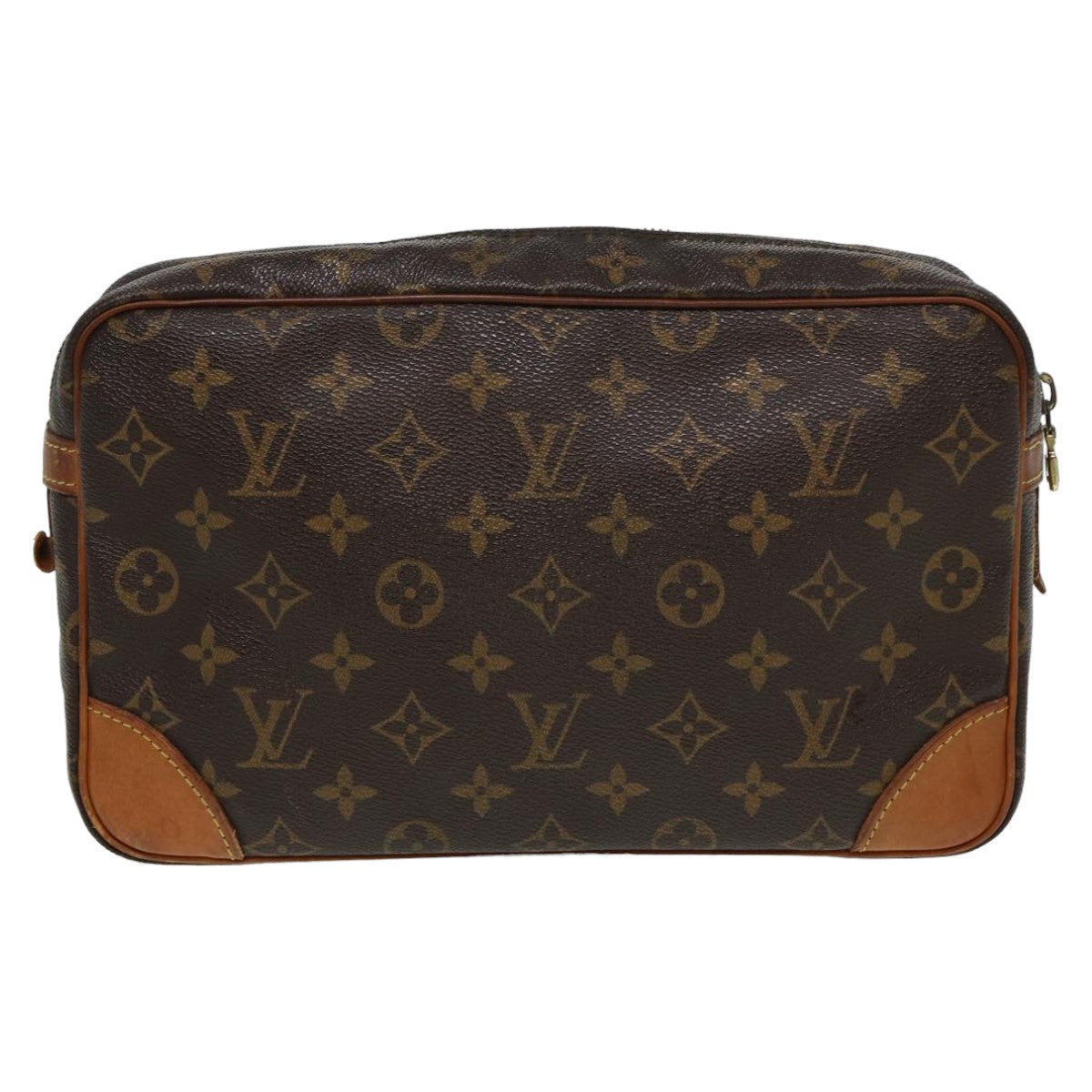 LOUIS VUITTON Monogram Compiegne 28 Clutch Bag M51845 LV Auth yk13574