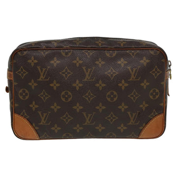LOUIS VUITTON Monogram Compiegne 28 Clutch Bag M51845 LV Auth yk13574