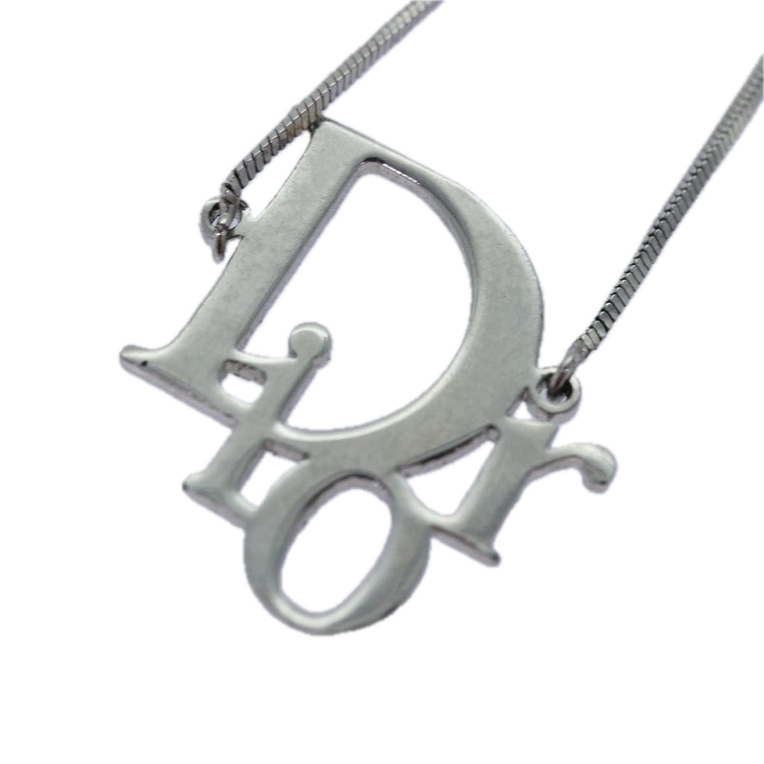 CHRISTIAN DIOR Bracelet metal Silver Auth yk13673