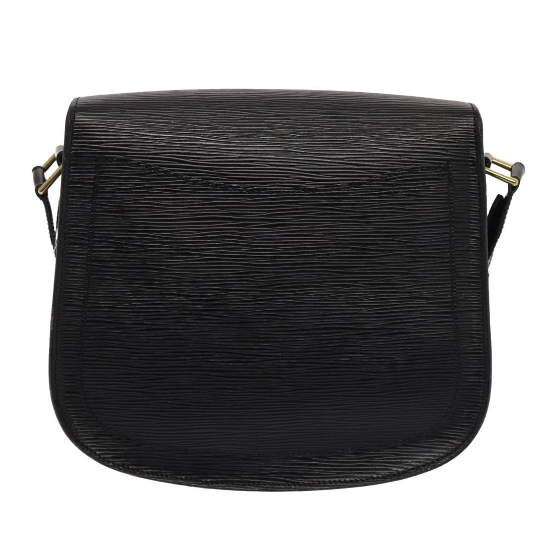 LOUIS VUITTON Epi Saint Cloud GM Shoulder Bag Black Noir M52192 LV Auth yk13931