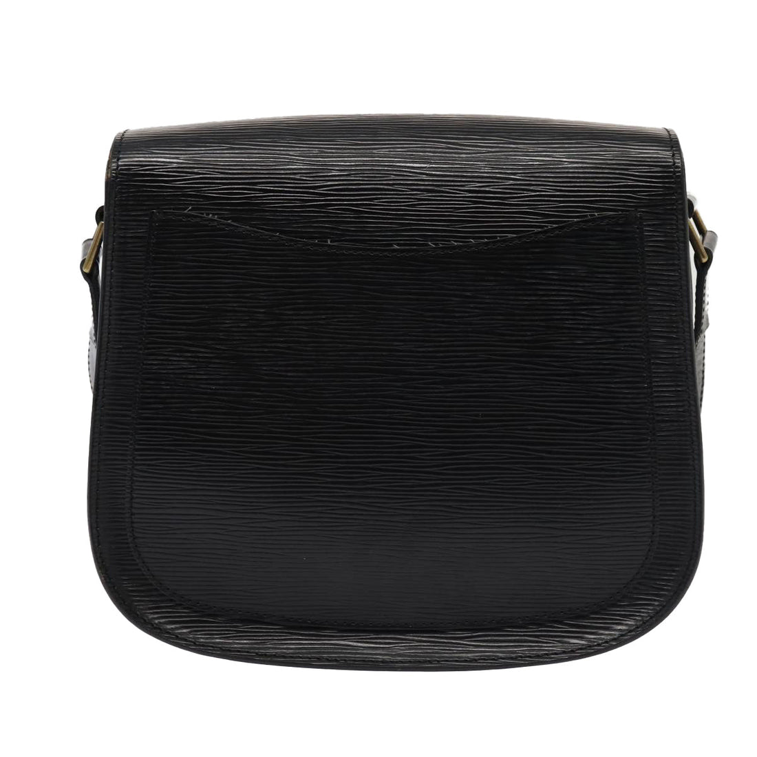 LOUIS VUITTON Epi Saint Cloud GM Shoulder Bag Black Noir M52192 LV Auth yk13939