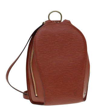 LOUIS VUITTON Epi Mabillon Backpack Brown M52233 LV Auth yk14439
